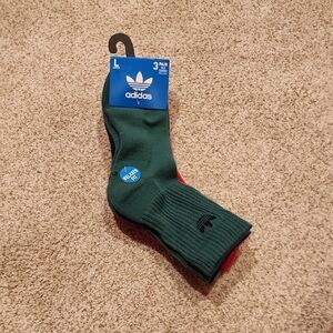 adidas|high quarter socks|large